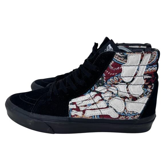 Vans Off The Wall Hazy Bones Skate Shoes Unisex‎ Sz M9/W10.5 Black White Lace Up - Picture 2 of 7